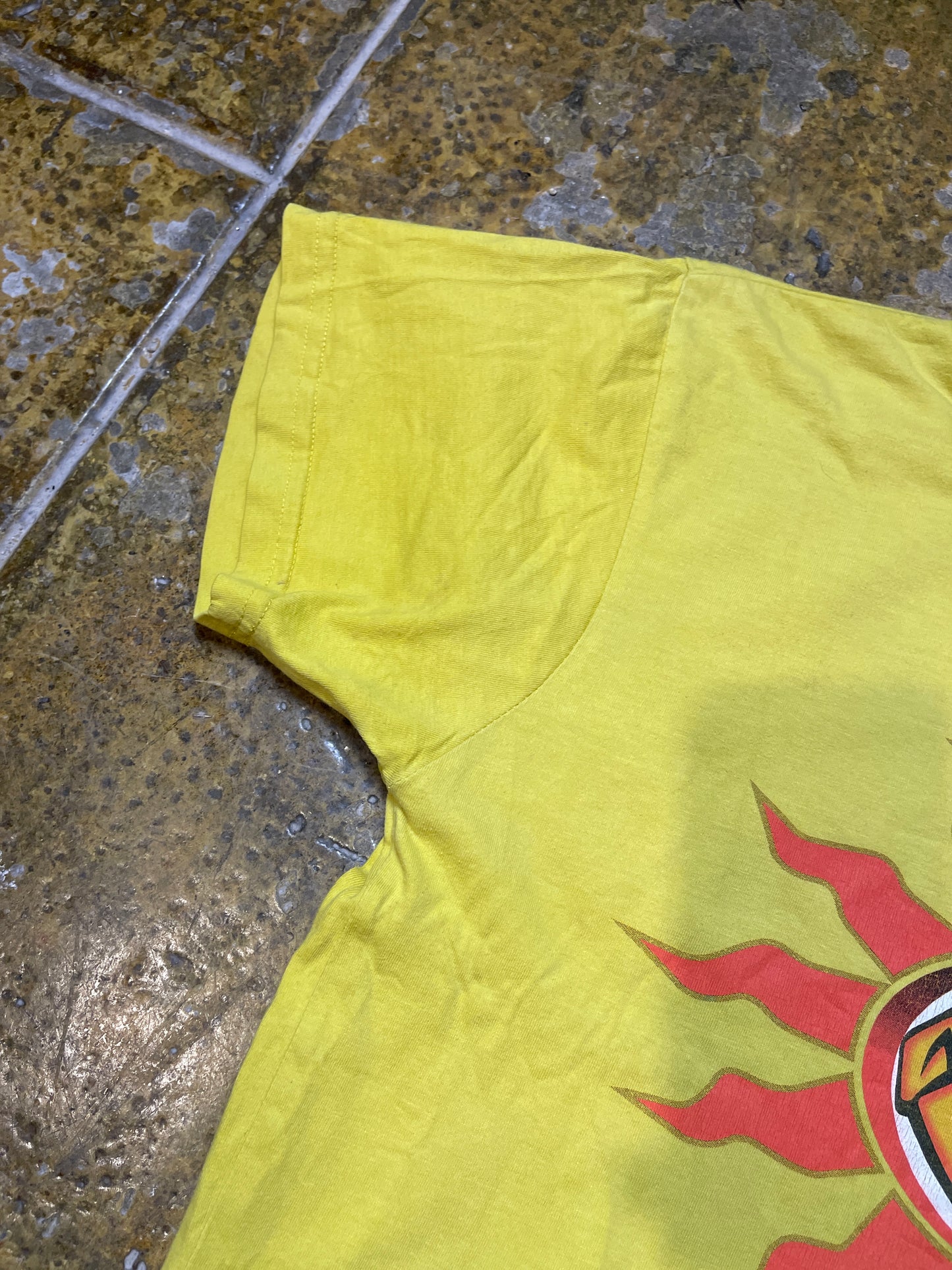 Valentino Rossi T-Shirt Yellow 46 The Doctor 2000s y2k Racing - S