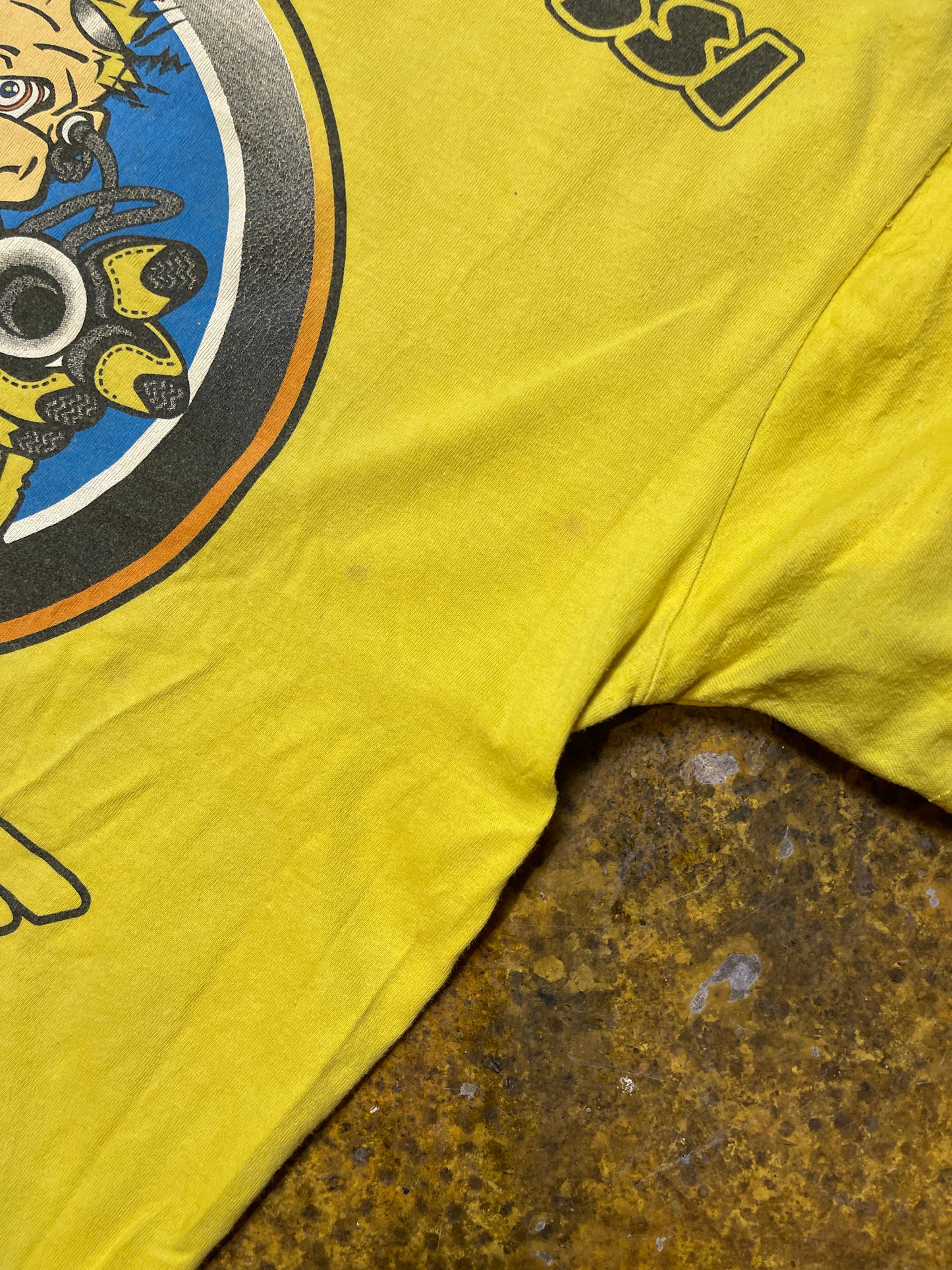Valentino Rossi T-Shirt Yellow 46 The Doctor 2000s y2k Racing - S