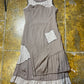Armand Thiery Sleeveless Summer Dress Gray Brown 2000s - XL