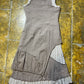 Armand Thiery Sleeveless Summer Dress Gray Brown 2000s - XL