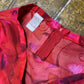 Vintage Flower Maxi Skirt Red - L/XL