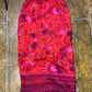 Vintage Flower Maxi Skirt Red - L/XL