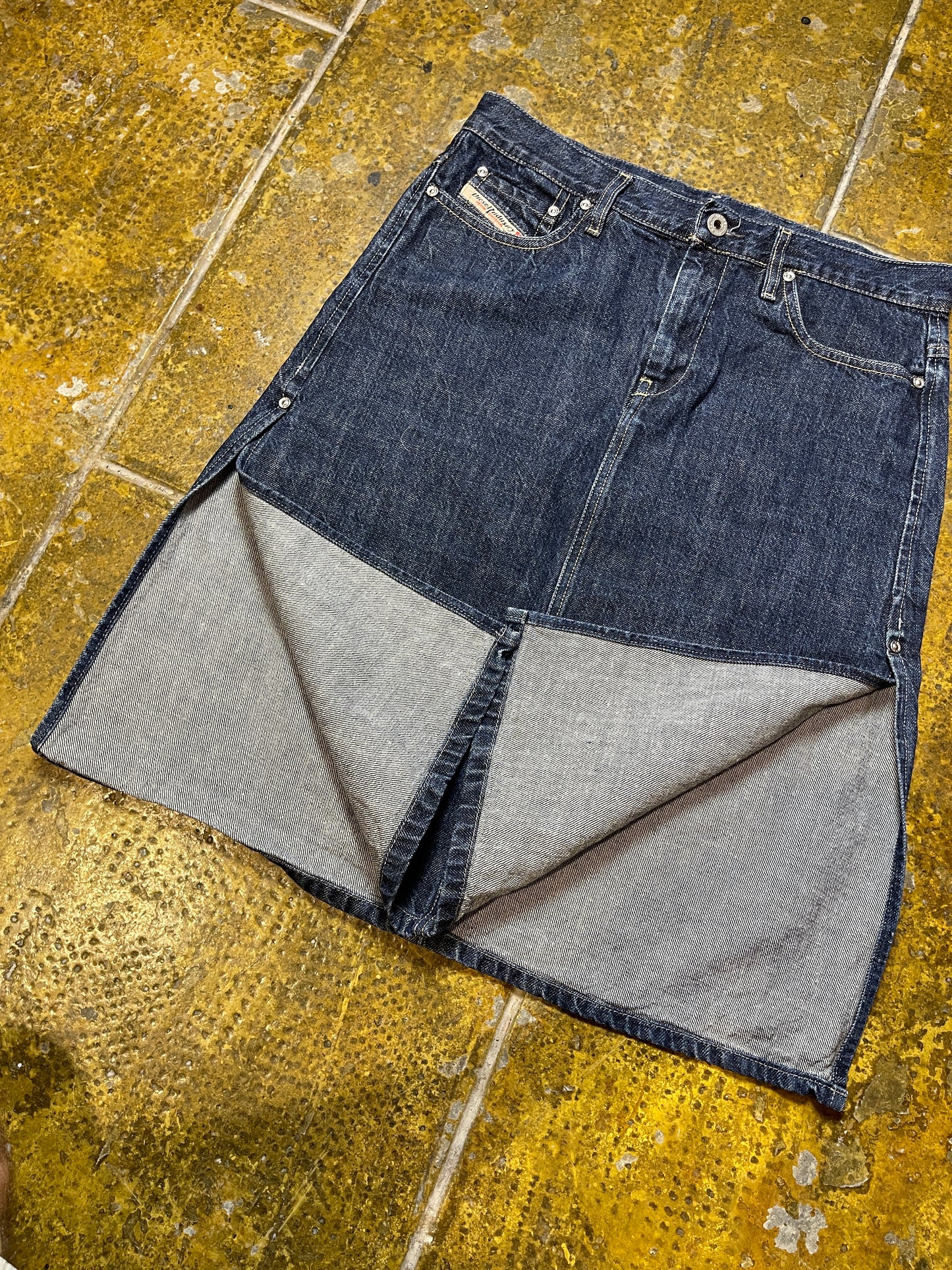 Diesel Denim Skirt Blue 2000s y2k - M/L