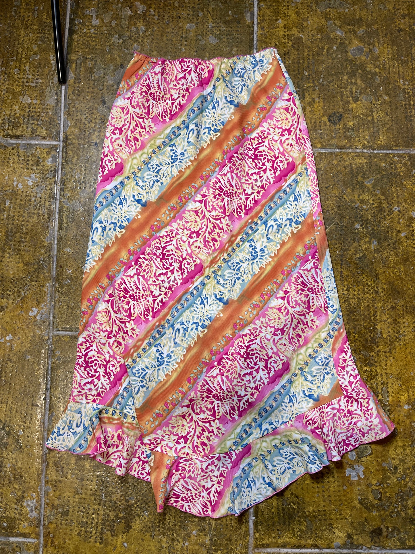 Jacqueline Riu Maxi Skirt Multicolor 2000s y2k Fairy - S