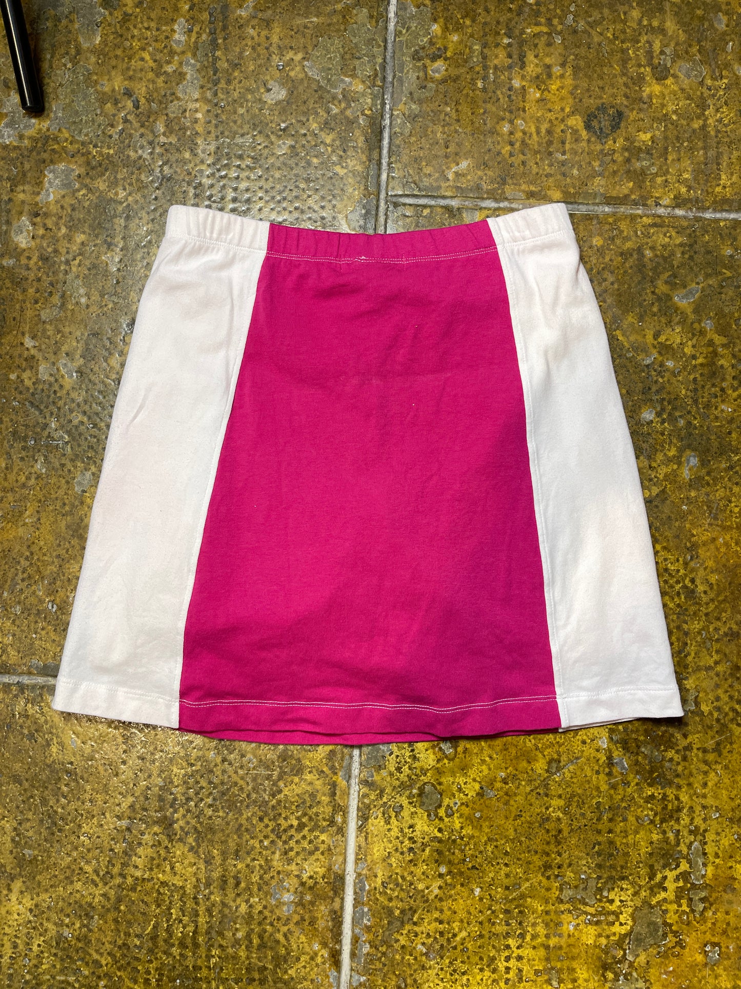 Agatha Ruiz de la Prada Mini Skirt White Pink 2000s y2k - L