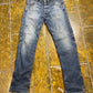 Evisu Denim Pants Bootcut Blue 2000s y2k Streetstyle - M/L
