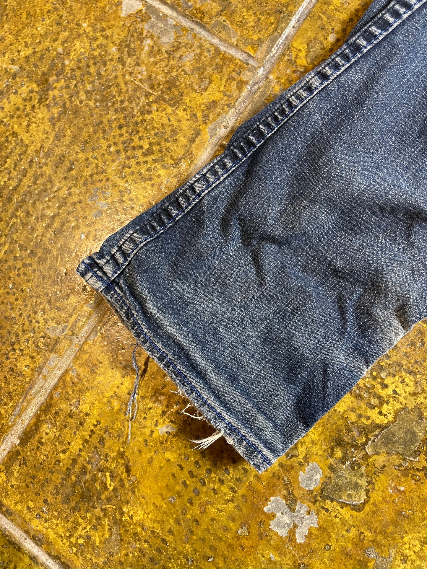 Evisu Denim Pants Bootcut Blue 2000s y2k Streetstyle - M/L