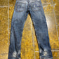 Evisu Denim Pants Bootcut Blue 2000s y2k Streetstyle - M/L