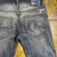 Evisu Denim Pants Bootcut Blue 2000s y2k Streetstyle - M/L