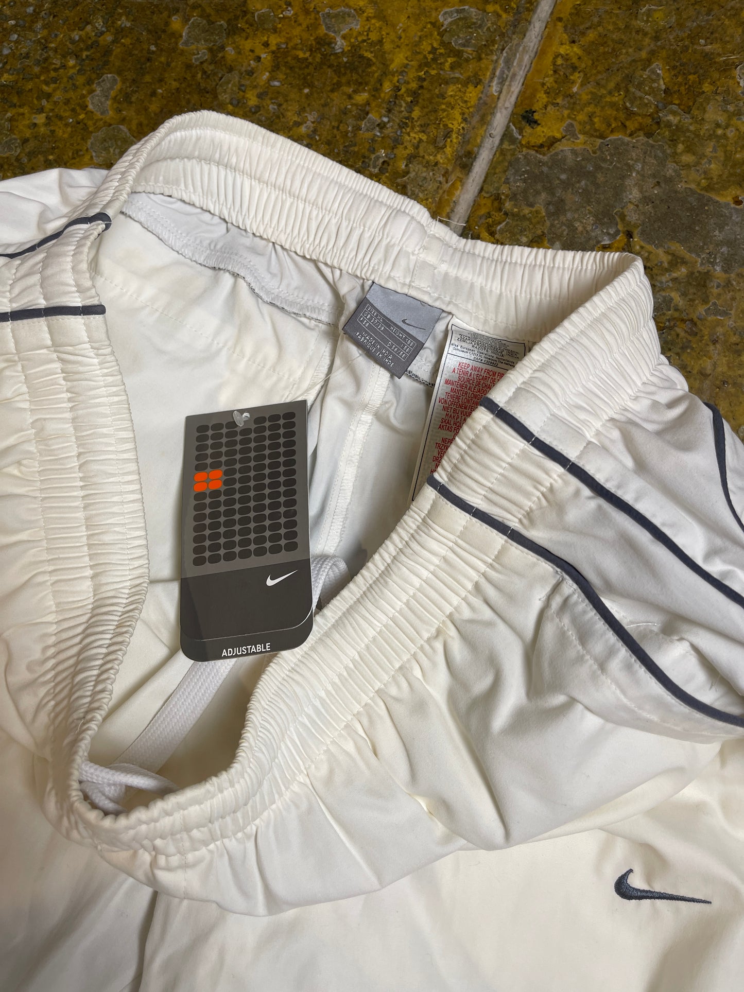 Nike Bermuda Capri Pants C72 White 2000s y2k - XL