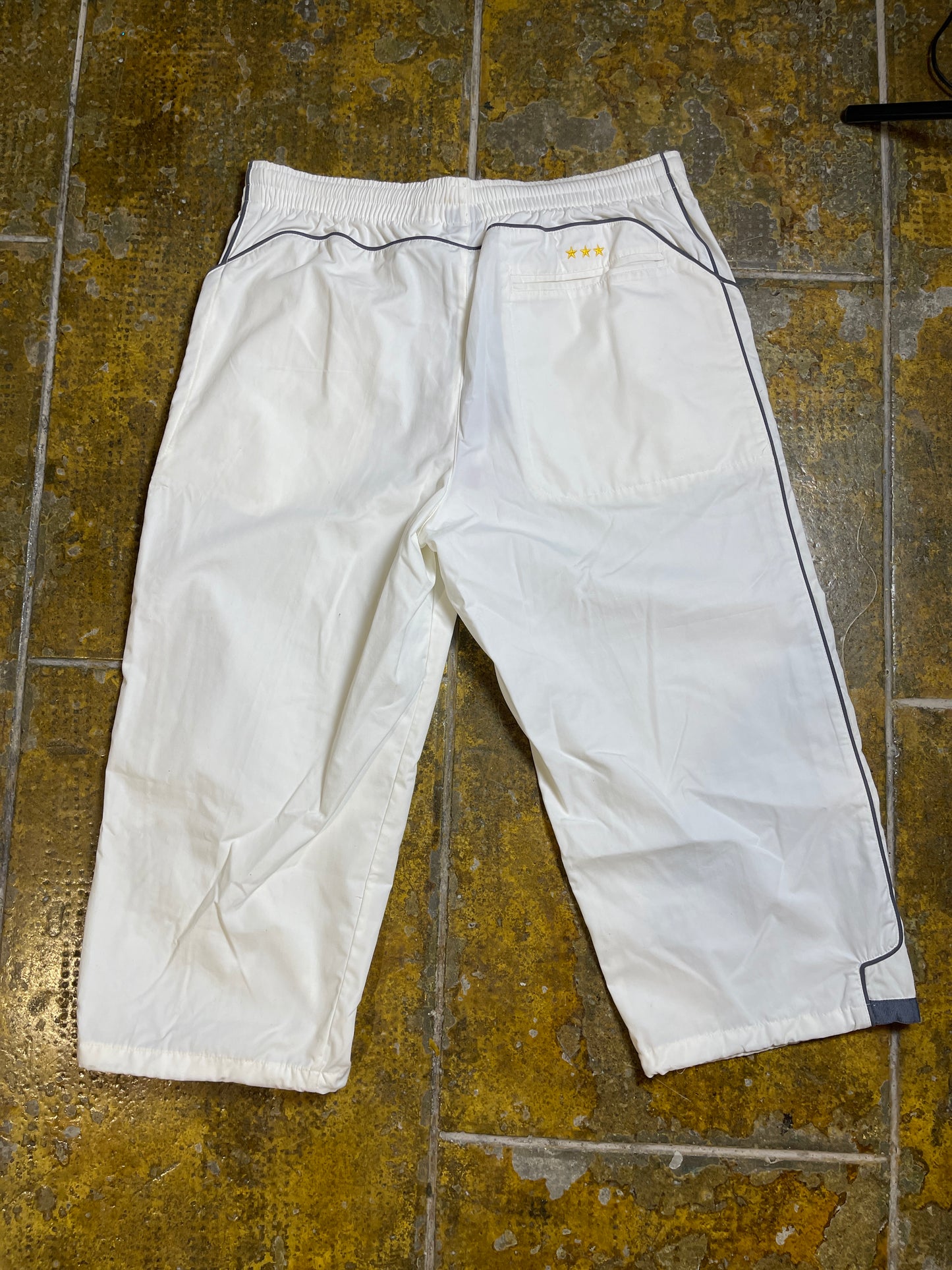 Nike Bermuda Capri Pants C72 White 2000s y2k - XL