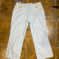 Mistral Capri Pants Baby Blue Orange 2000s y2k - S