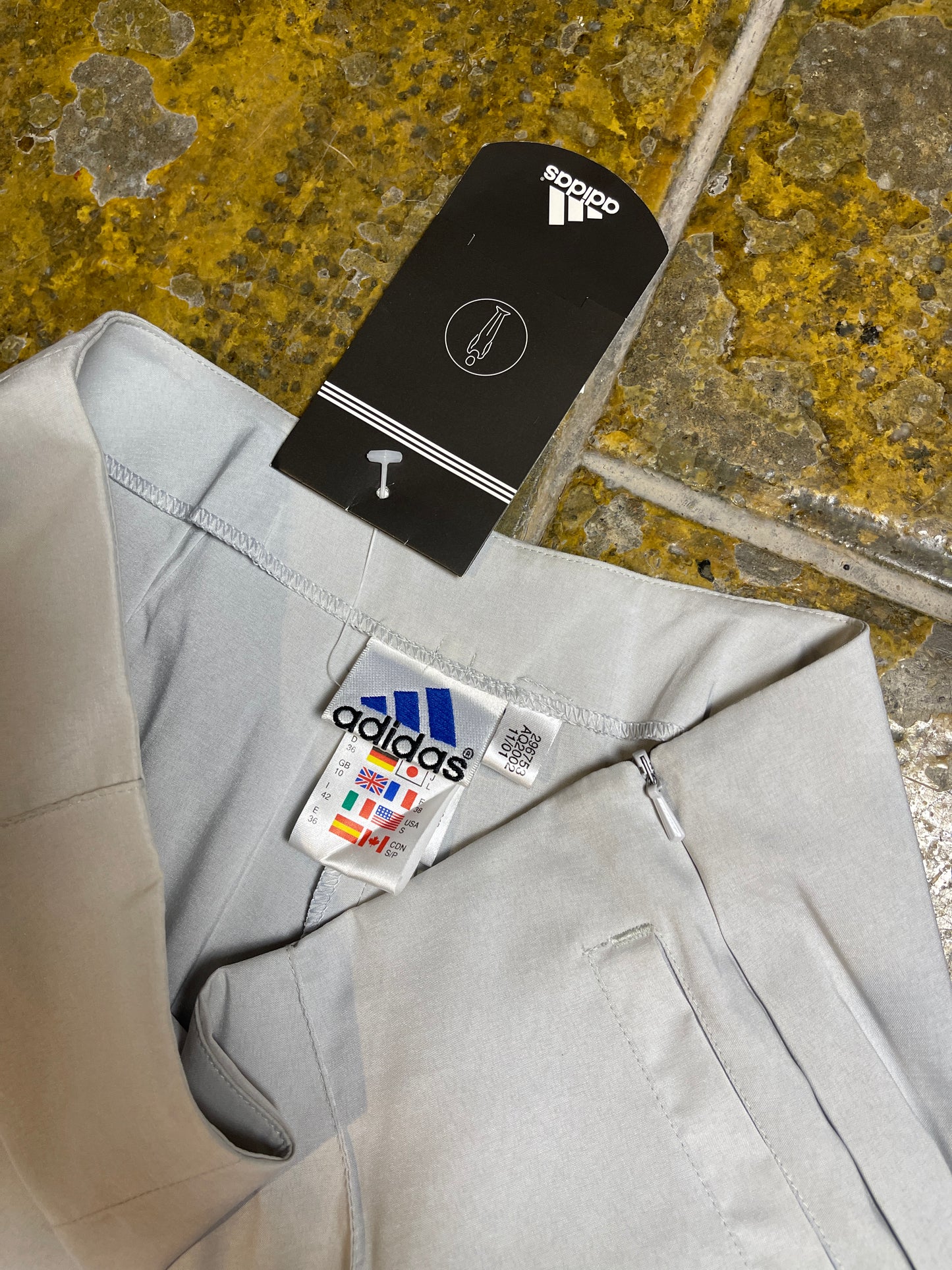 Adidas Capri Pants Gray 2001 y2k - S