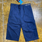 Mistral Capri Pants Shorts Navy 2000s y2k Deadstock - M