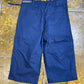 Mistral Capri Pants Shorts Navy 2000s y2k Deadstock - M