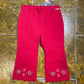 Mistral Capri Pants Red 2000s y2k Deadstock - M