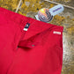 Mistral Capri Pants Red 2000s y2k Deadstock - M