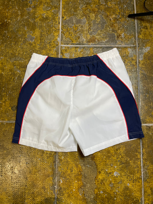 Nike Sport Shorts White 2000s y2k Deadstock - L