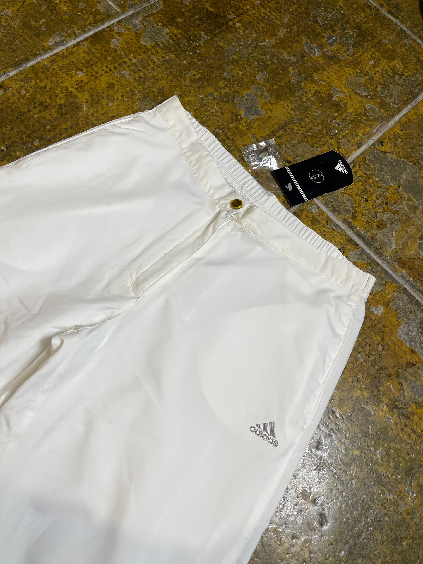 Adidas Sport Track Pants White 2003 y2k - M