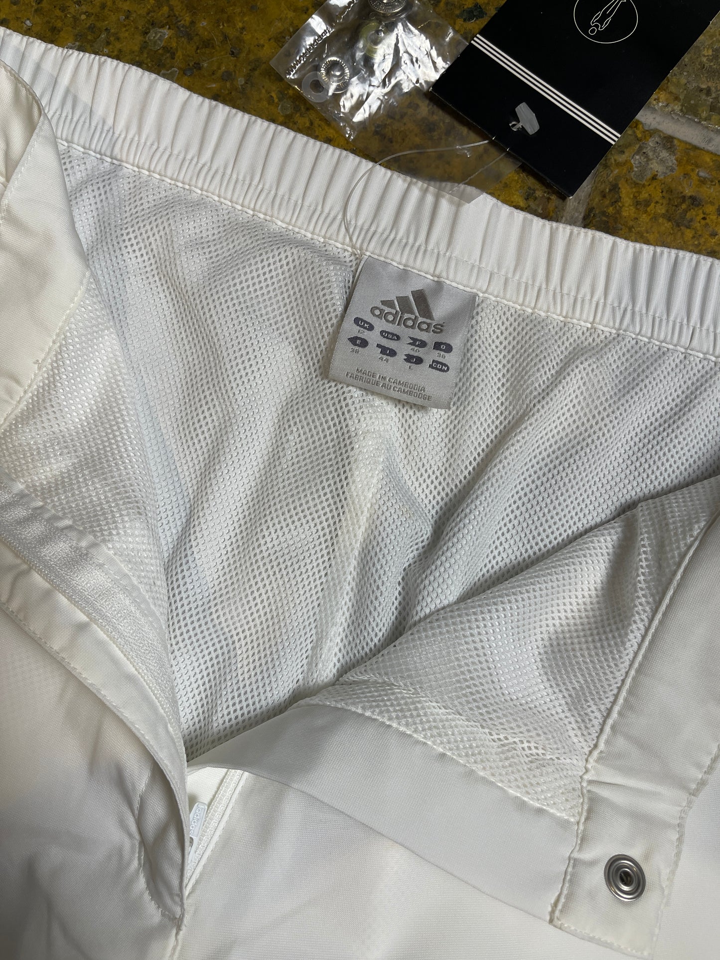 Adidas Sport Track Pants White 2003 y2k - M