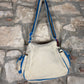 Y2K Playboy Shoulder Bag Creme Blue Deadstock 2004