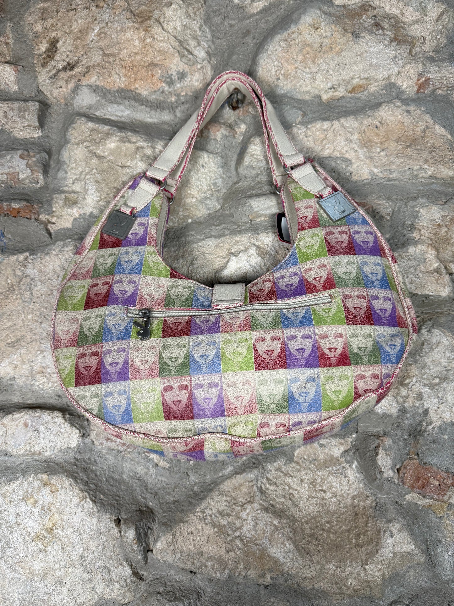 Y2K Playboy Shoulder Bag Multicolor Deadstock 2004