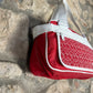 Y2K Pacha Shoulder Bag Red White 2000s