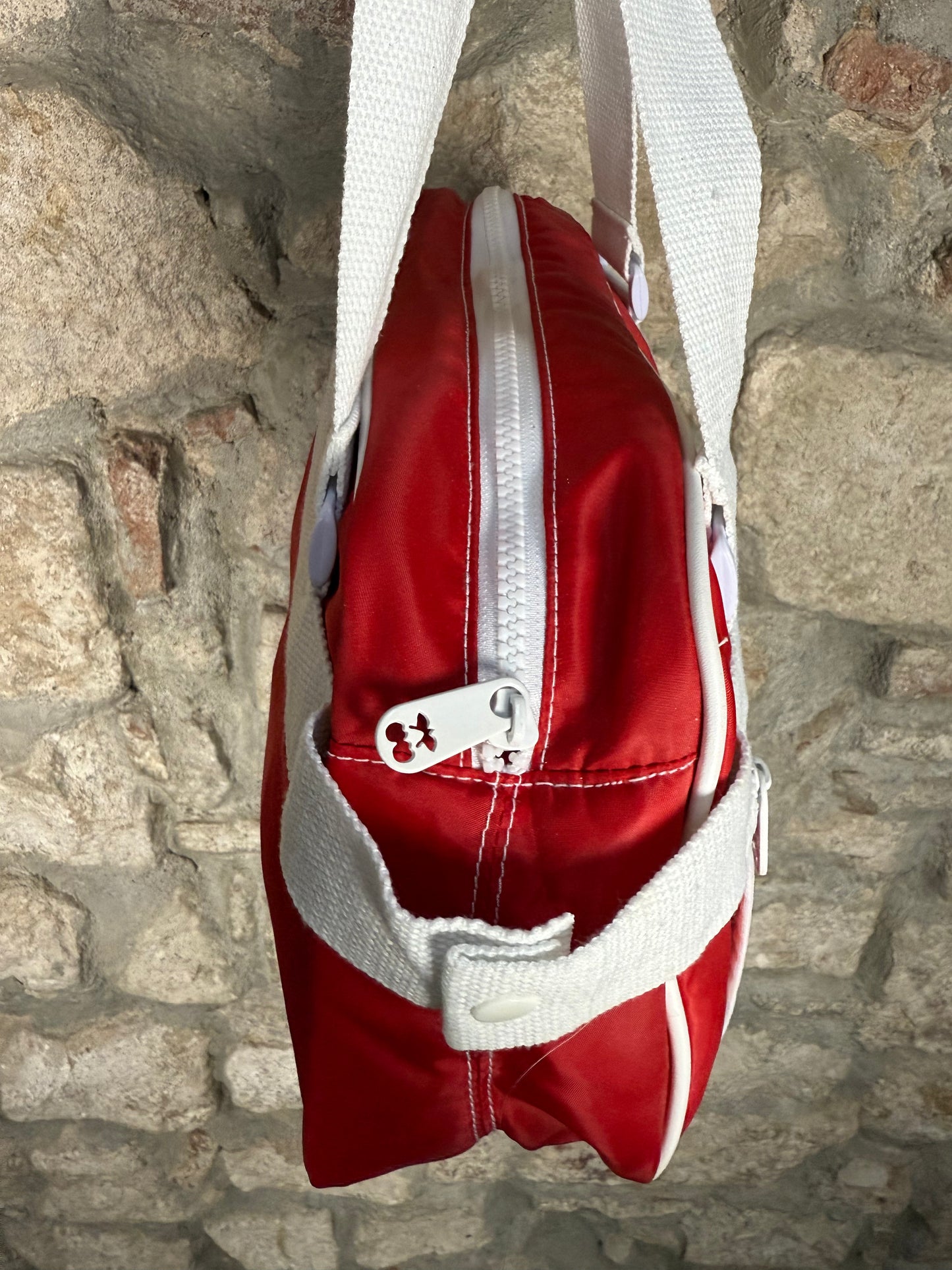 Y2K Pacha Shoulder Bag Red White 2000s