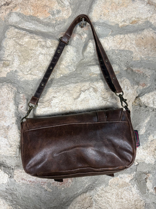 Y2K Playboy Shoulder Bag Brown Deadstock 2004
