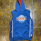 Nike Hoops Sleeveless Hoodie 2000s y2k Blue Orange - S