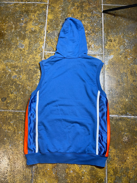 Nike Hoops Sleeveless Hoodie 2000s y2k Blue Orange - S