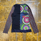 Desigual Long Sleeve Top Multicolor 2000s y2k - S/M