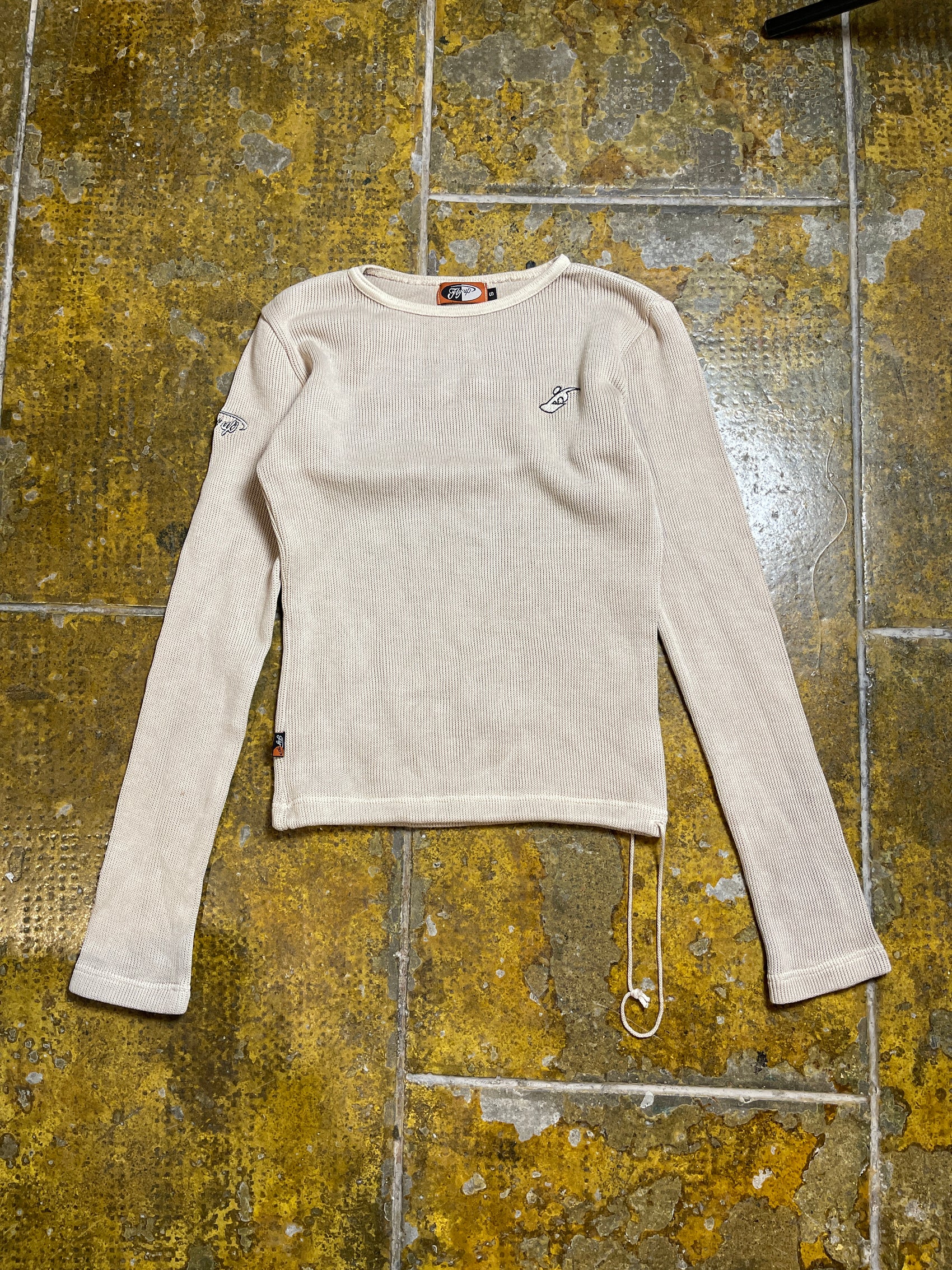 Fly Up Sweatshirt Beige 2000s y2k - S