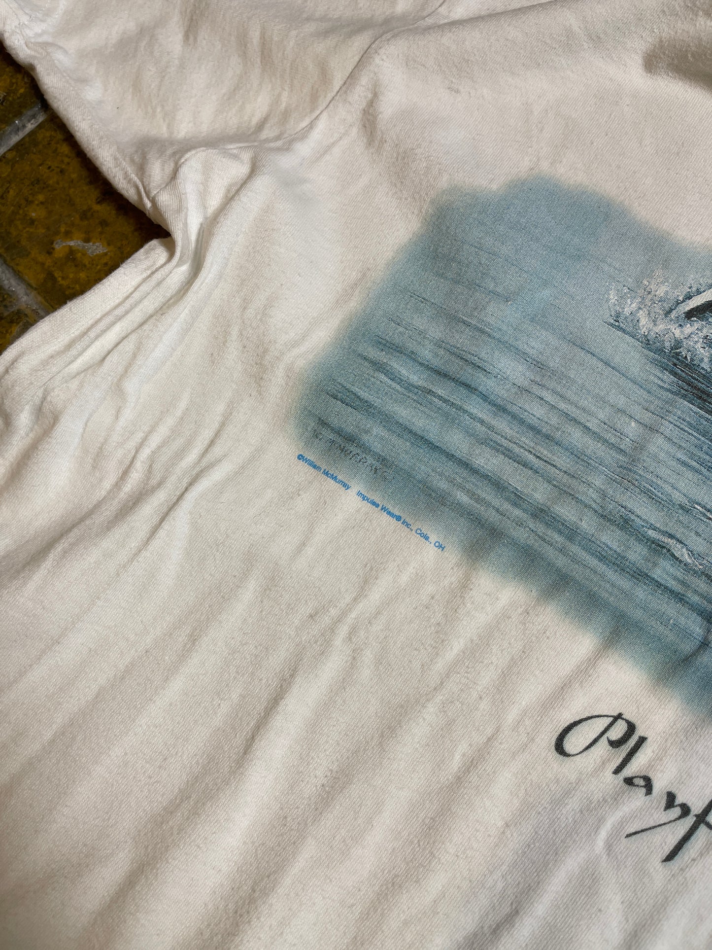 Vintage Friendly Orca T-Shirt White 1990s - L