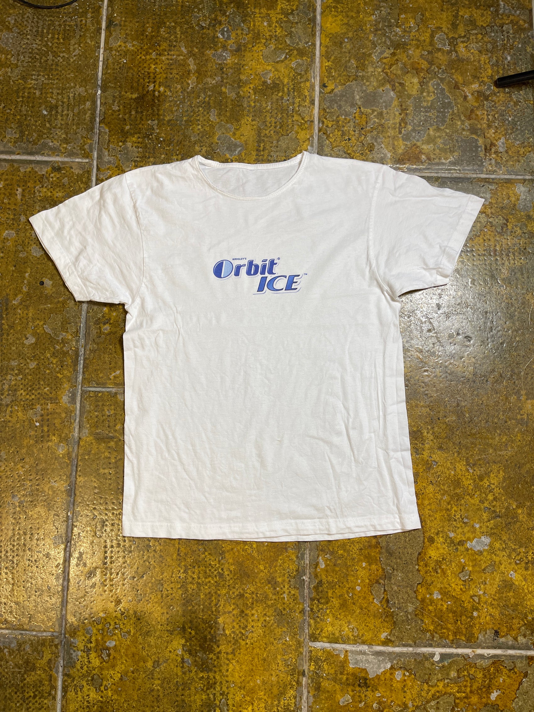 Wrigley's Orbit Ice T-Shirt White 2000s y2k - S
