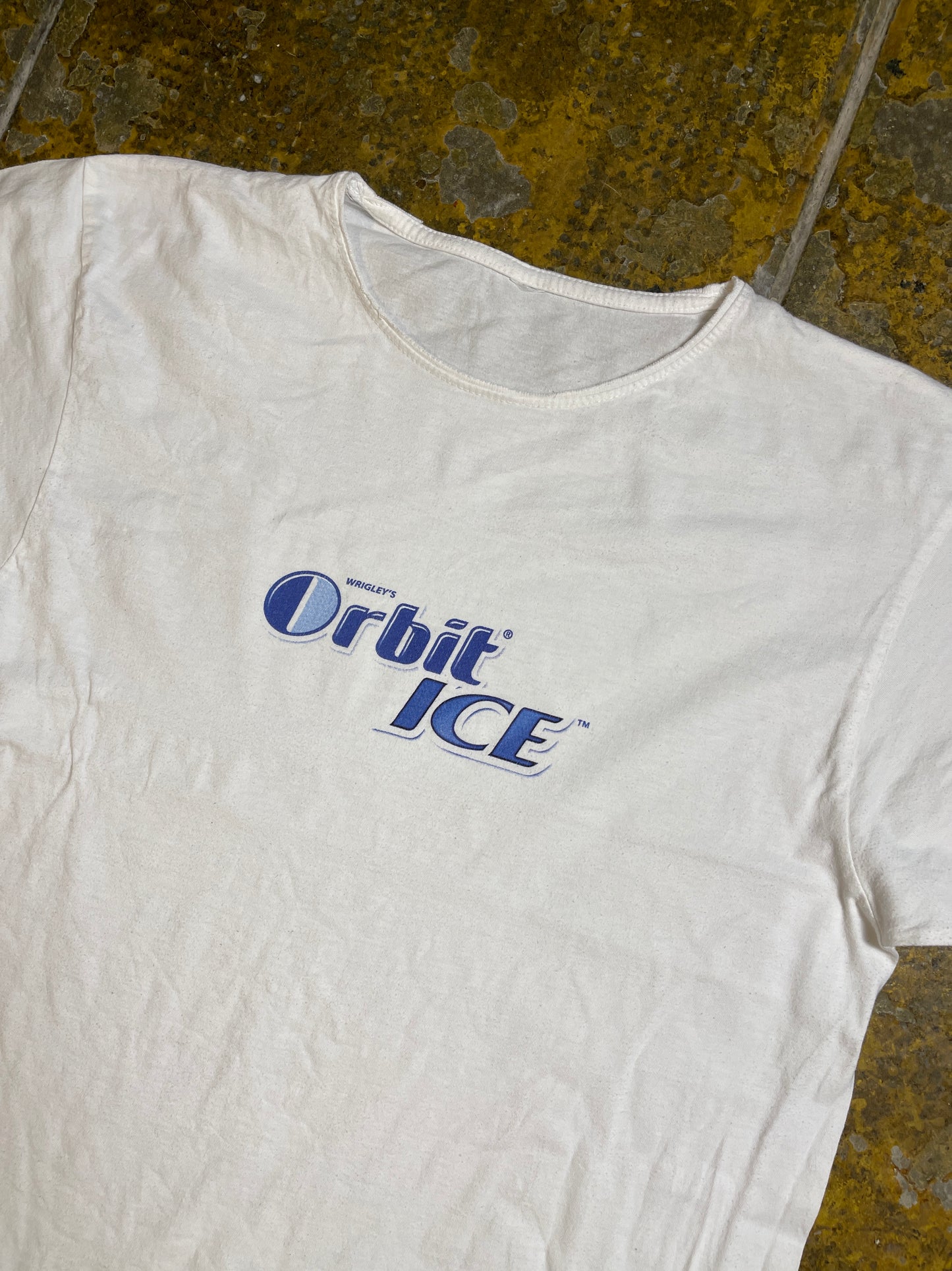 Wrigley's Orbit Ice T-Shirt White 2000s y2k - S