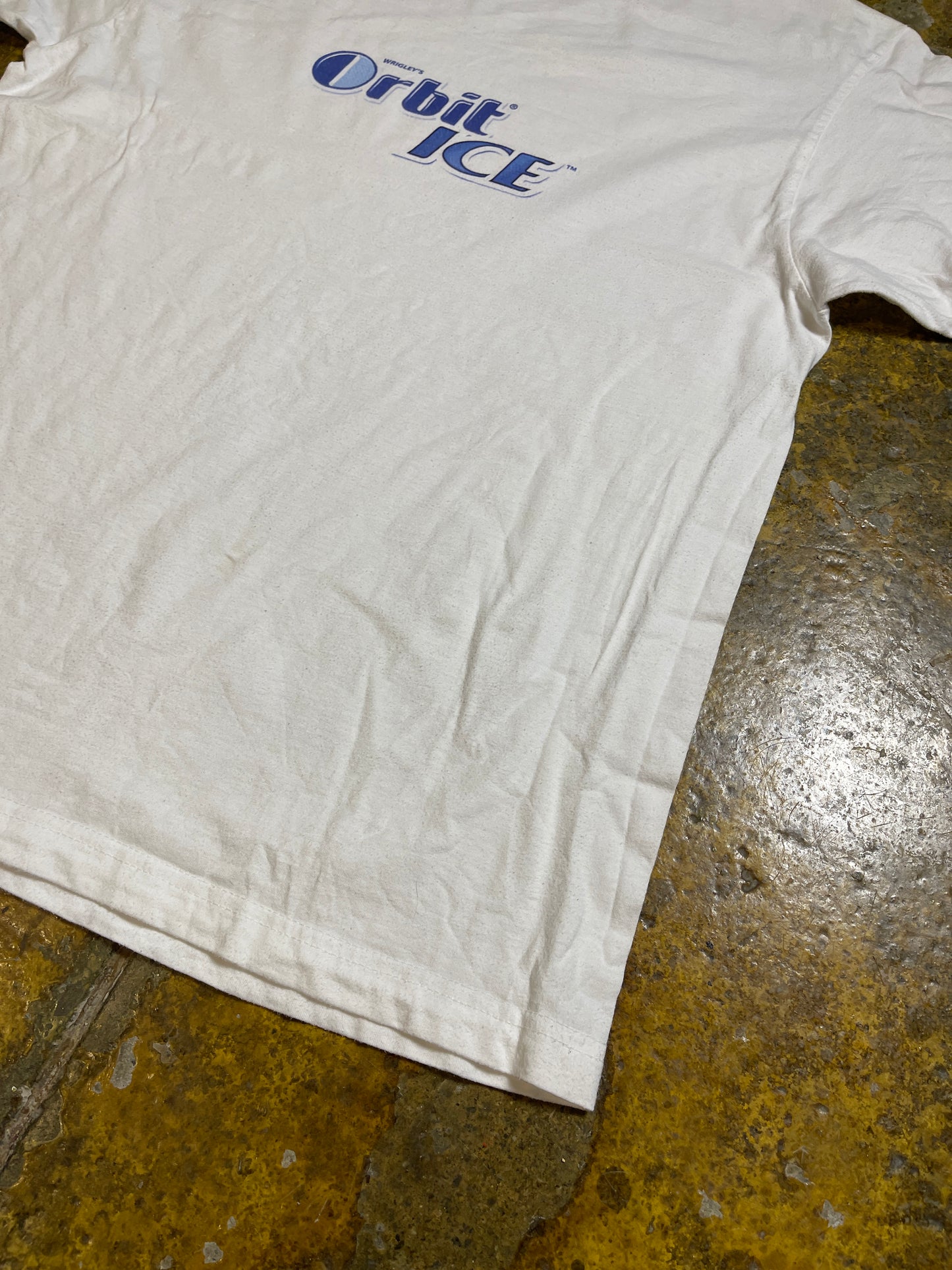 Wrigley's Orbit Ice T-Shirt White 2000s y2k - S