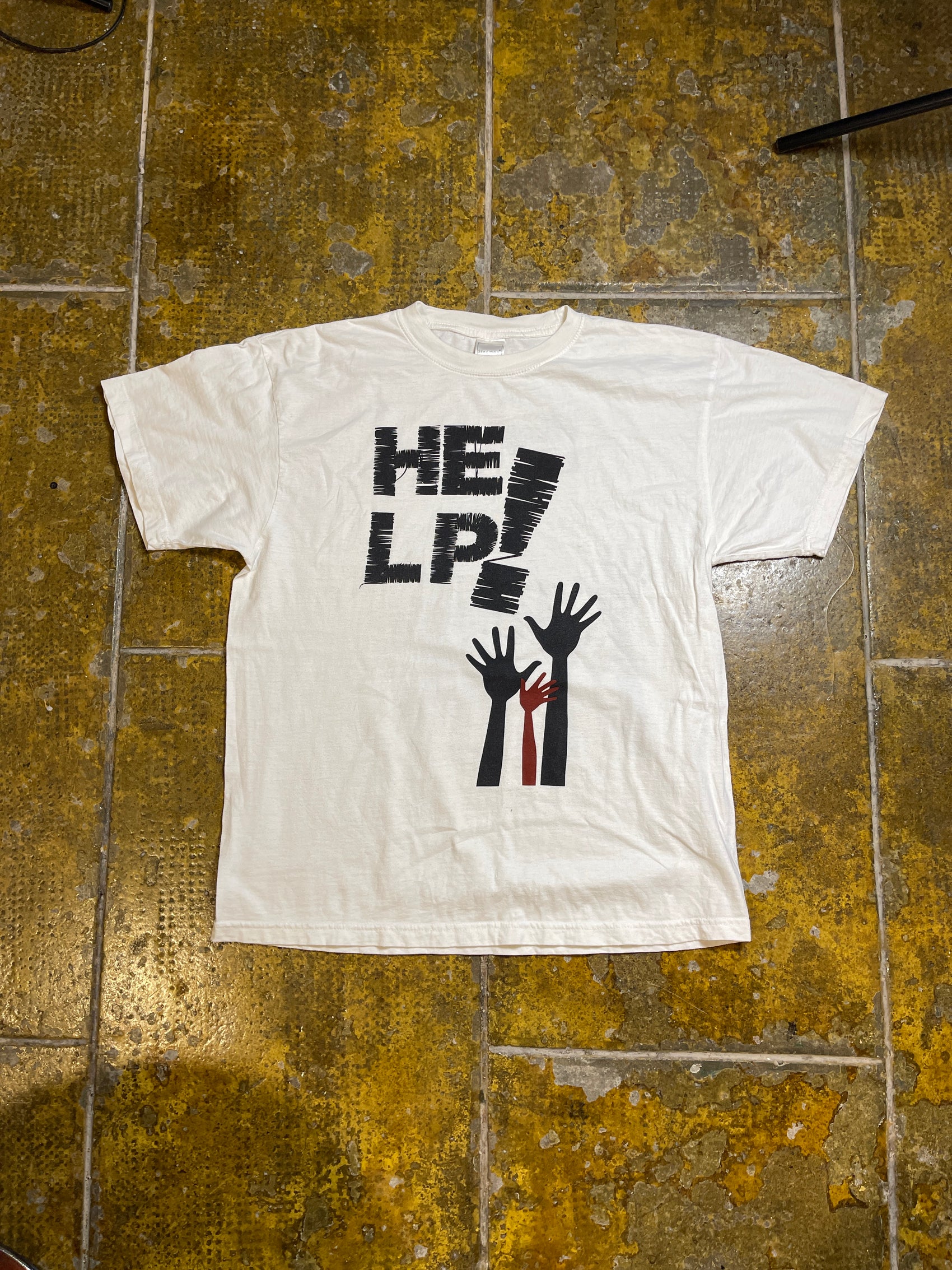 Help! John Lennon Paul McCartney 1993 Music T-Shirt White - M