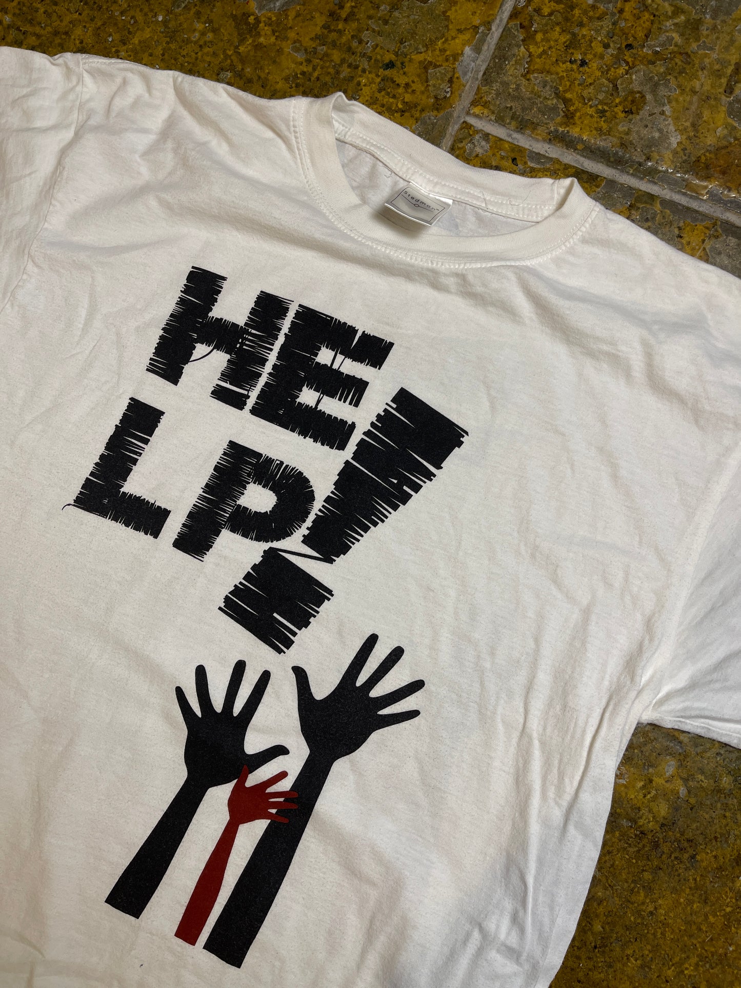 Help! John Lennon Paul McCartney 1993 Music T-Shirt White - M