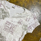 Camaieu Short Sleeve Top White 2000s y2k - M