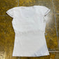 Armand Thiery Short Sleeve Top White 2000s y2k - S
