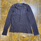 Years Long Sleeve Top Gray 2000s y2k - XL