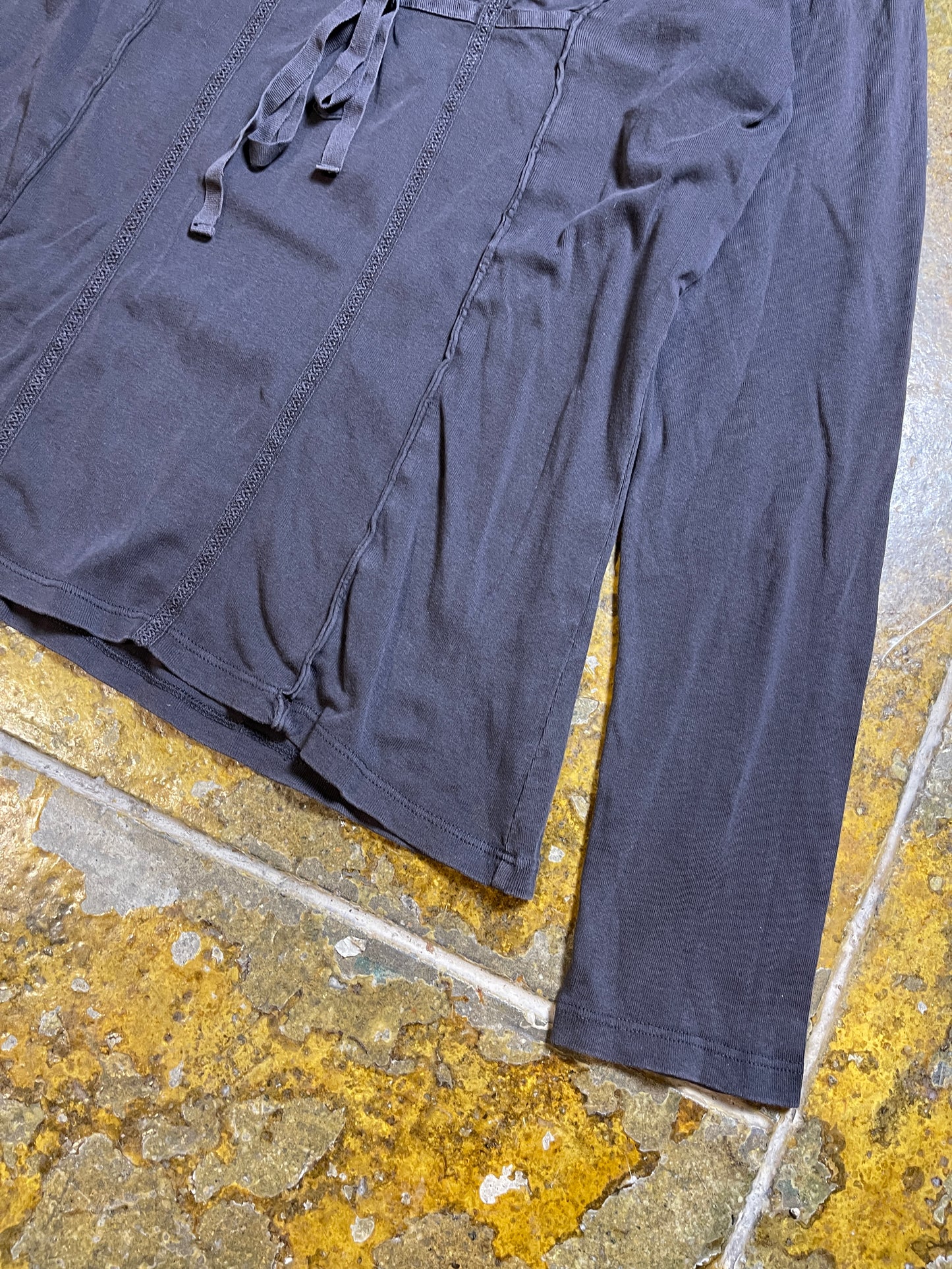 Years Long Sleeve Top Gray 2000s y2k - XL