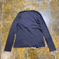 Years Long Sleeve Top Gray 2000s y2k - XL
