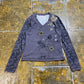 Ky Creation Long Sleeve Top Gray Multicolor 2000s y2k - XL