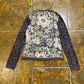 Ky Creation Long Sleeve Top Gray Multicolor 2000s y2k - XL