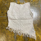 Marisa Cela Sleeveless Asimetric Top Beige Cream 2000s y2k - L