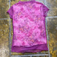 Influx Short Sleeve Top See Through Pink Purple 2000s y2k Fairy - M/L