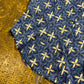 Promod Short Sleeve Top Blue Yellow 2000s y2k - L