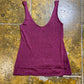 Amichi Sleeveless Top Pink Shiny 2000s y2k - S